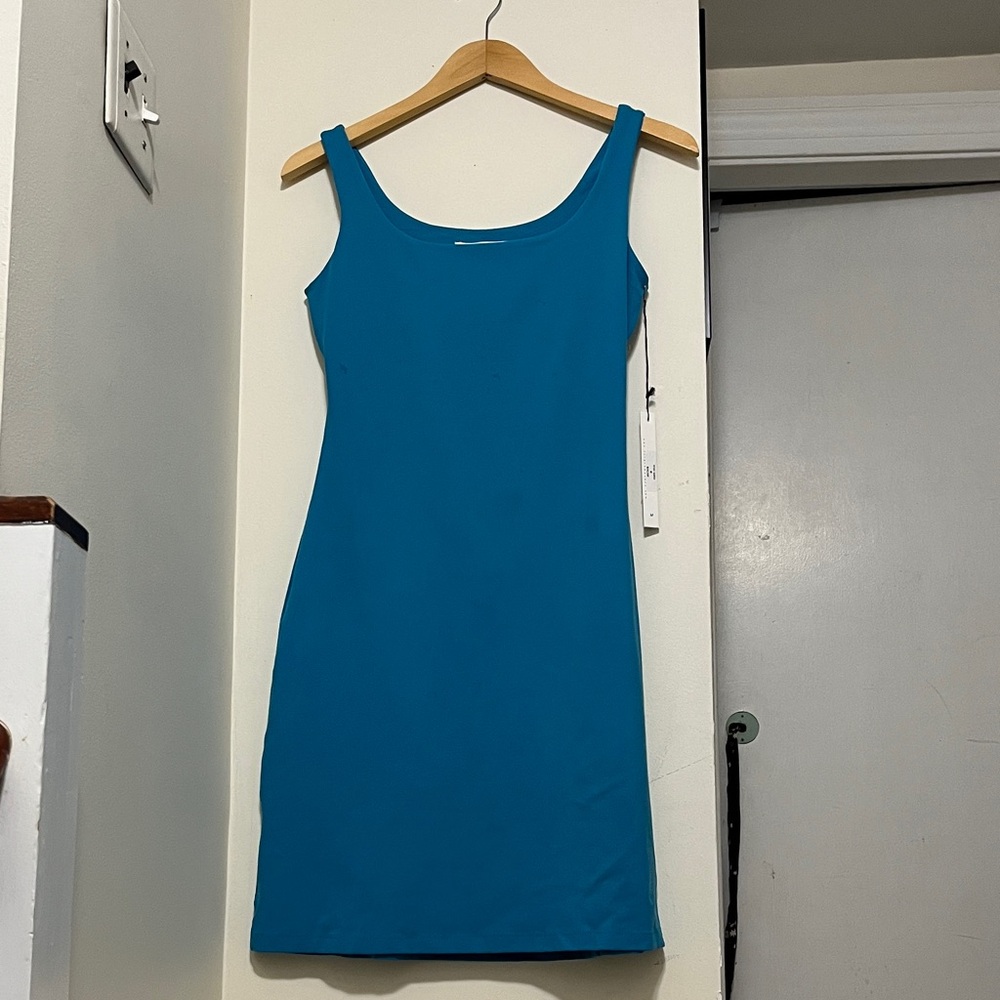 New with tags Susana Monaco strappy minidress! Gorgeous turquoise color, Medium.